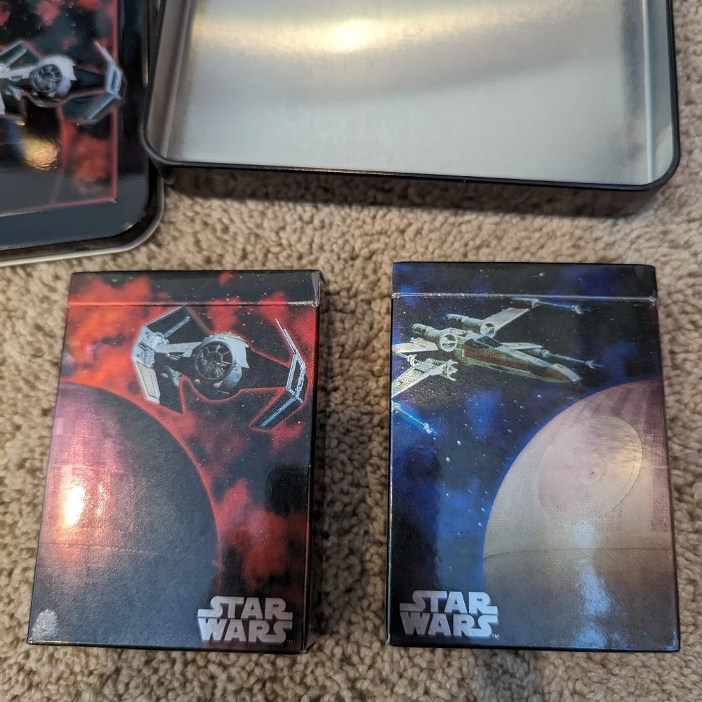 Star Wars Heroes & Villains Playing Cards 2 Sets New - Picture 5 of 5